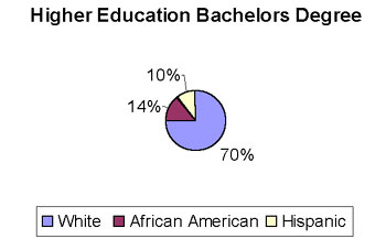 Higher Education Bachelors Degree - Chart