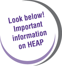 Look below! Important information on HEAP