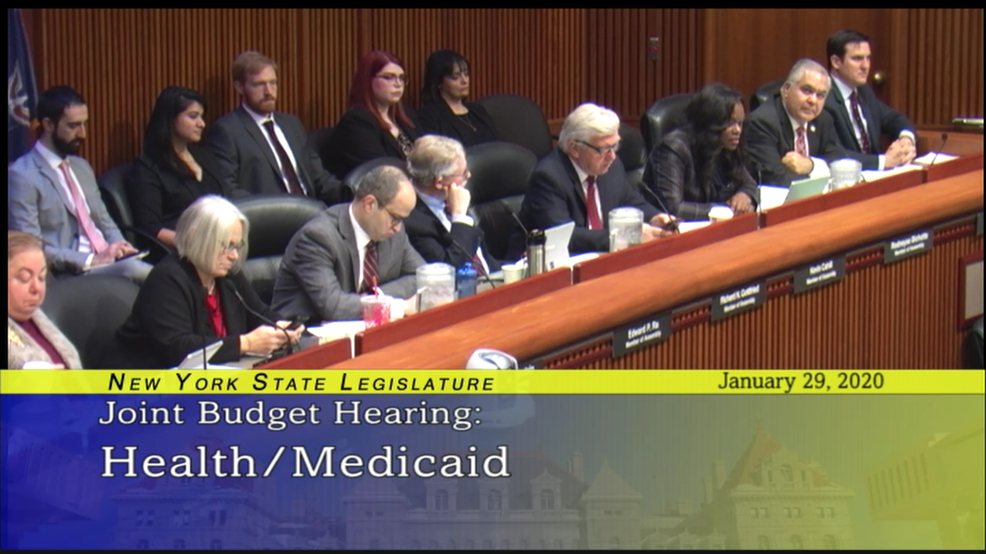 2020 Joint Budget Hearing on Health