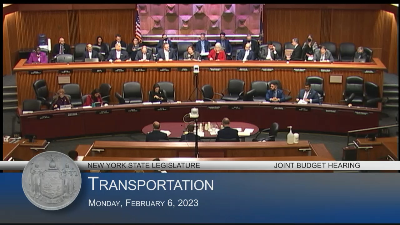 Joint Legislative Budget Hearing on Transportation