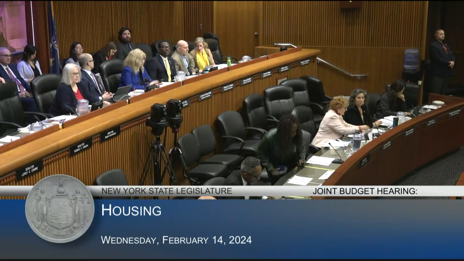 NYS Homes & Community Renewal Commissioner Testifies During Budget Hearing on Housing