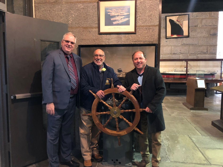 Assemblyman Hawley and Assemblyman Benedetto tour SUNY Maritime, one of only seven degree-granting maritime institutions in the country