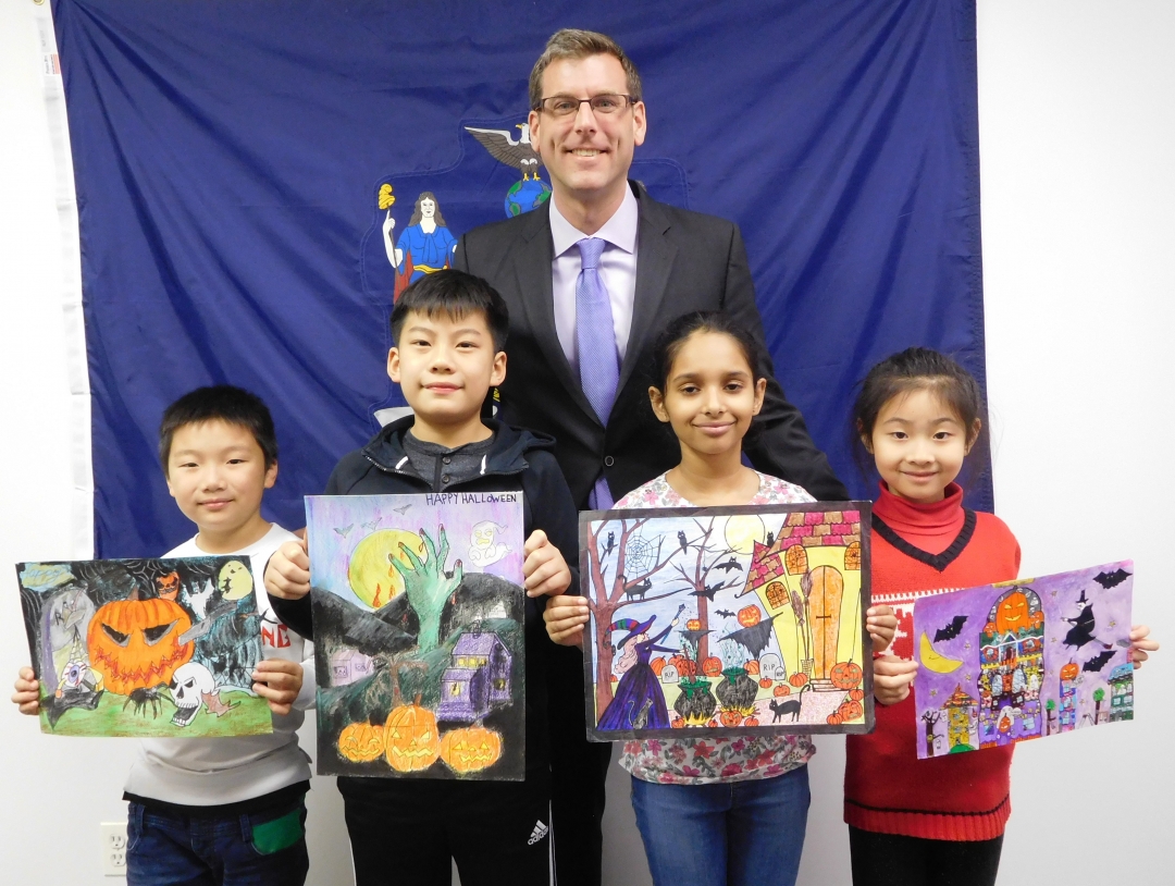 Assemblyman Braunstein Announces Halloween Essay & Drawing Contest Winners