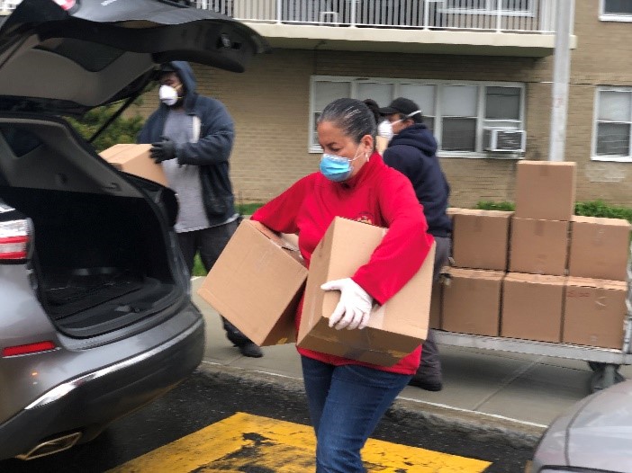 Pheffer Amato Teams Up with NYPD, City Agency and Local Volunteers to Distribute Food Refused by Co-Op Board for Seniors