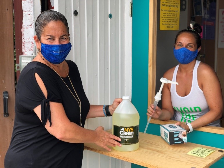 Pheffer Amato Drops Off Masks and Sanitizer to Rockaway Businesses Photo 1