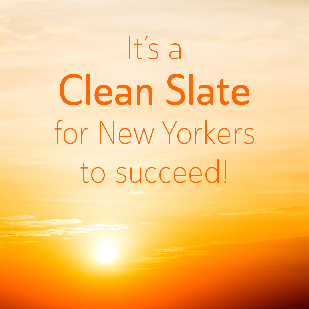 It's a clean slate for new yorkers to suceed