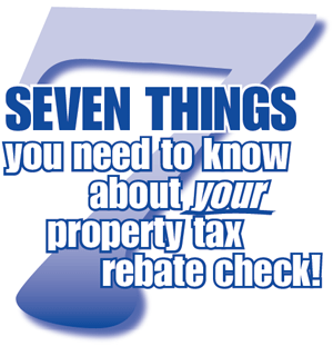 Seven things you need to know about your property tax rebate check