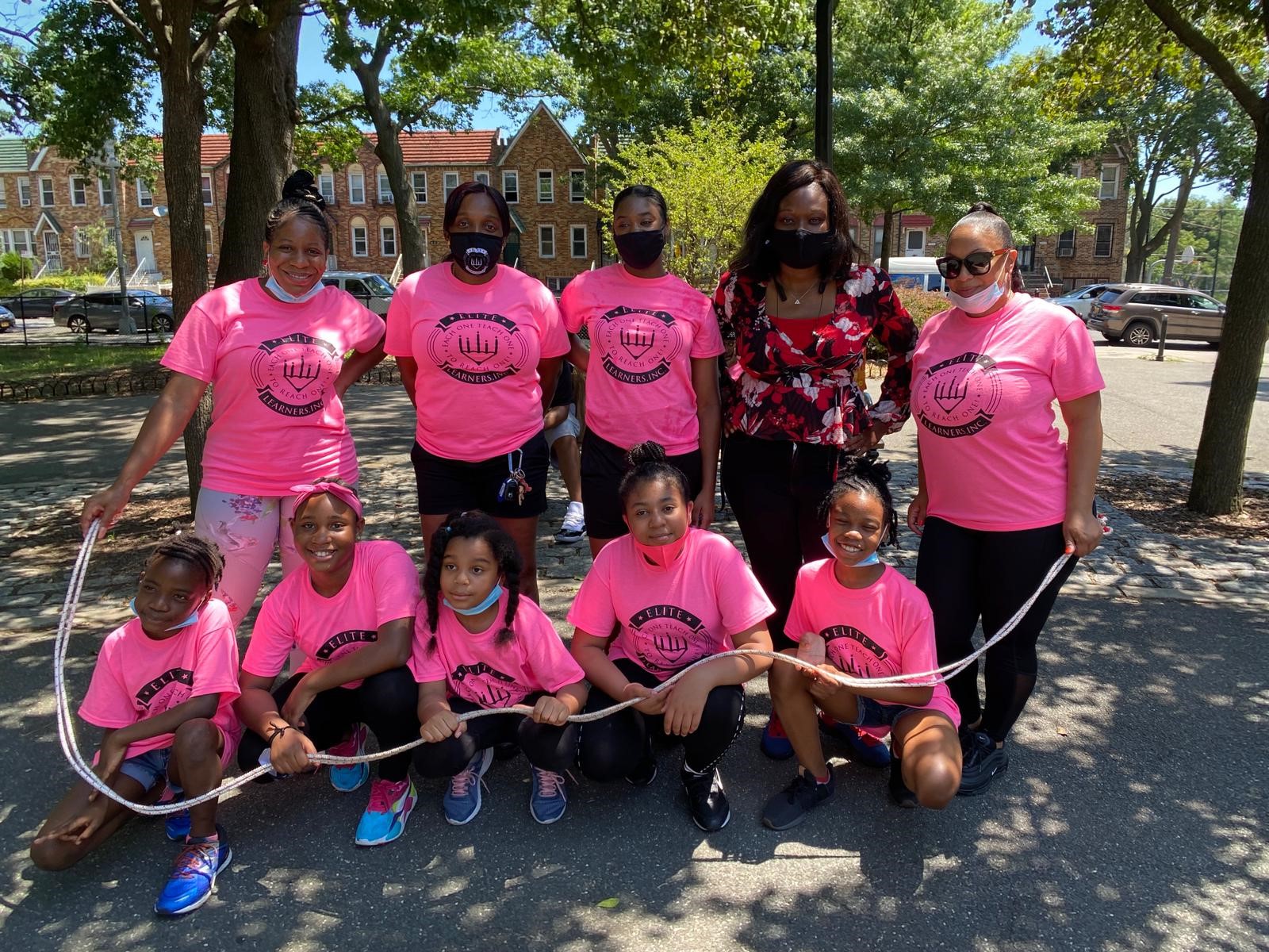 Assemblymember Bichotte and Elite Learners Academy at their Double Dutch event on 7/18/2020.