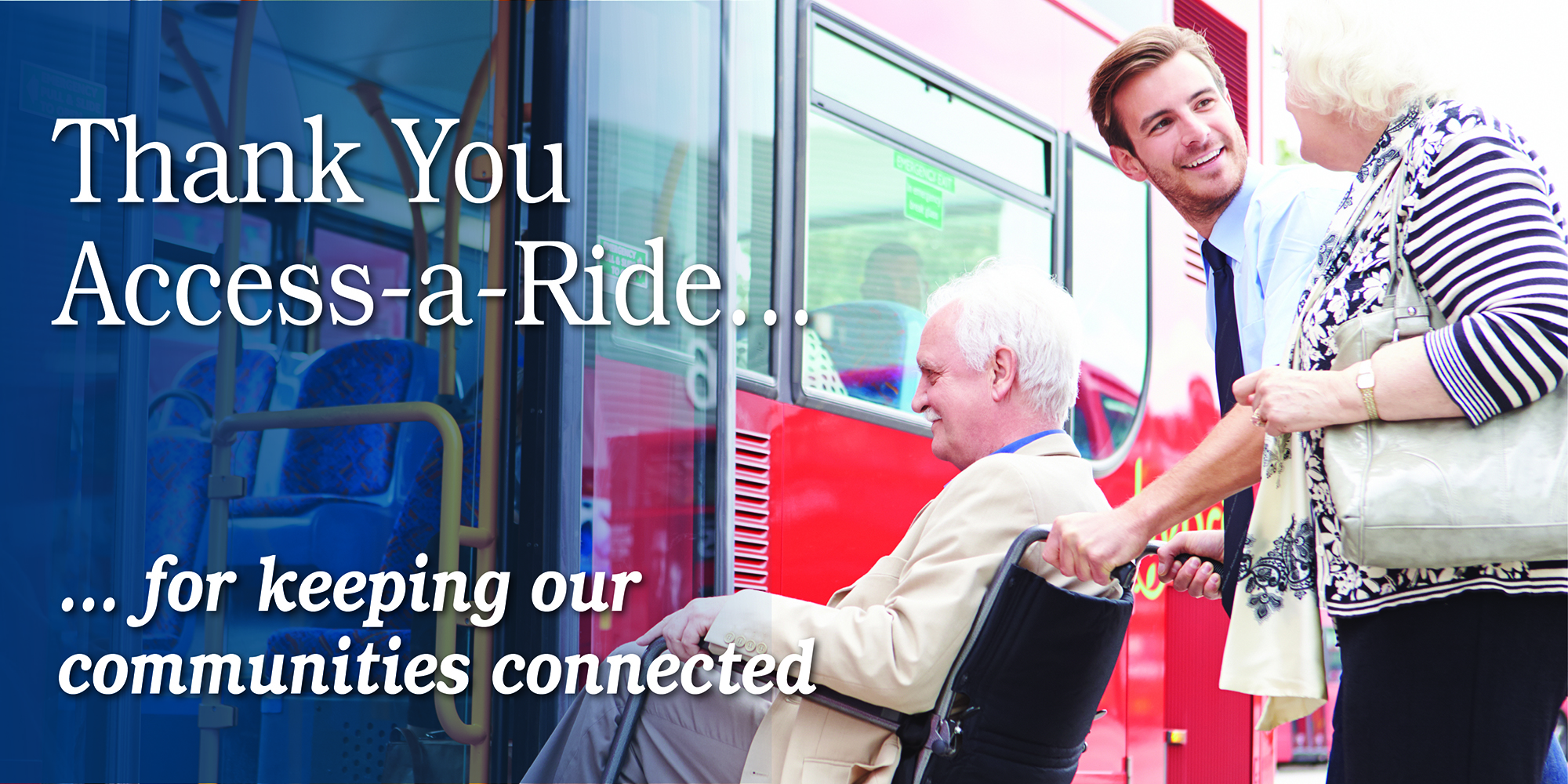 Thank you access-a-ride for keeping our communities connected