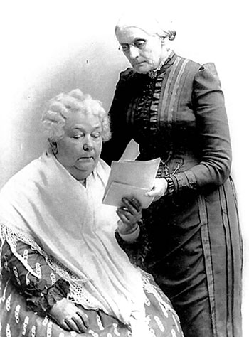 Susan B. Anthony and Elizabet Cady Stanton