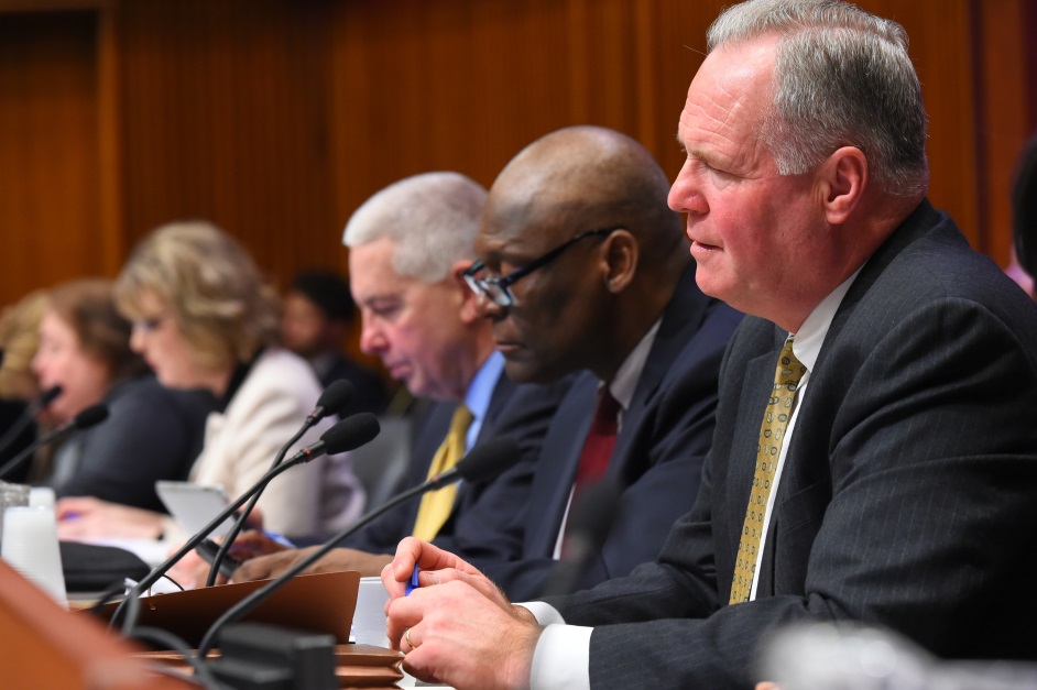 Assemblyman Michael Fitzpatrick (R,C,I-Smithtown) attended a joint legislative budget hearing on housing in the Legislative Office Building in Albany. Fitzpatrick said New York should focus on making
