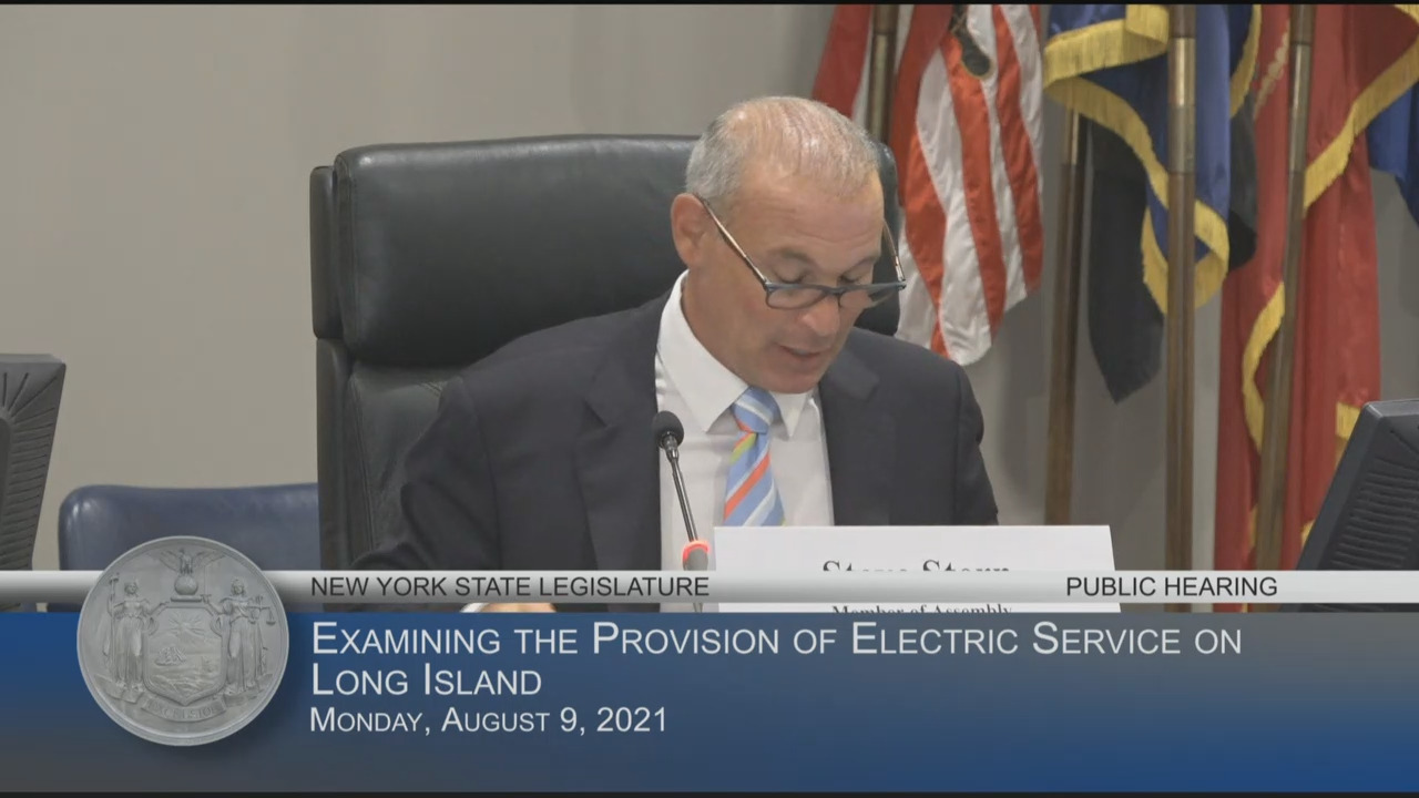 Stern Questions PSEG-LI Official at Hearing on the Provision of Electric Service on Long Island