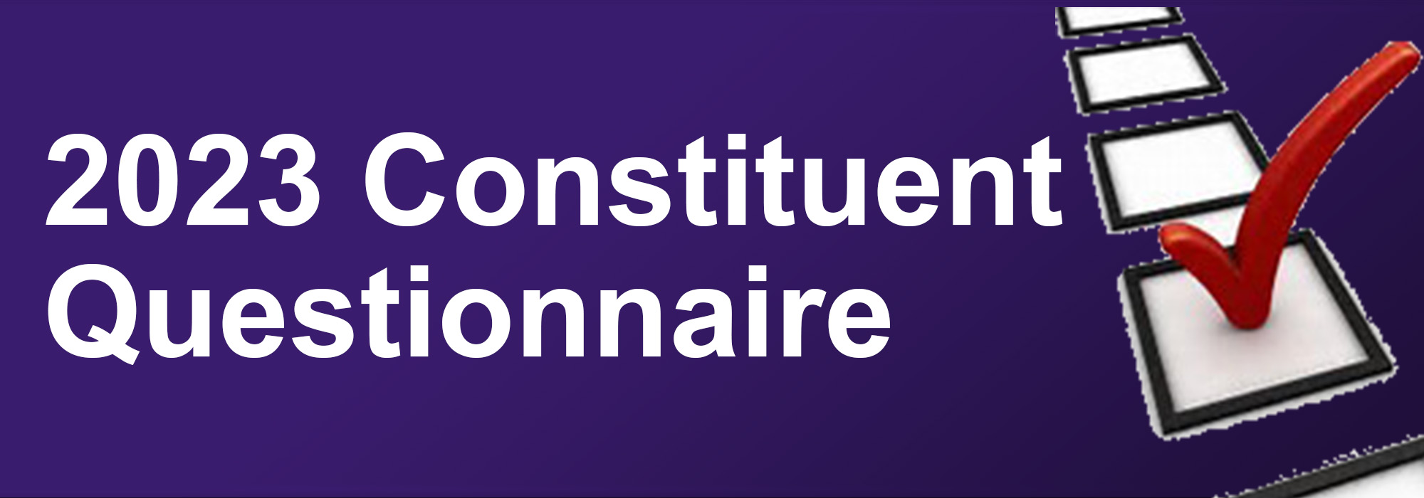 2023 Constituent Questionnaire