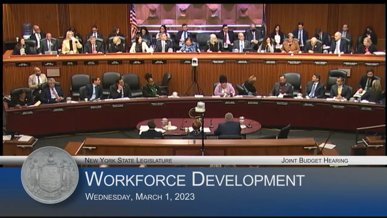 Commissioners Testify During Budget Hearing on Workforce Development and Labor