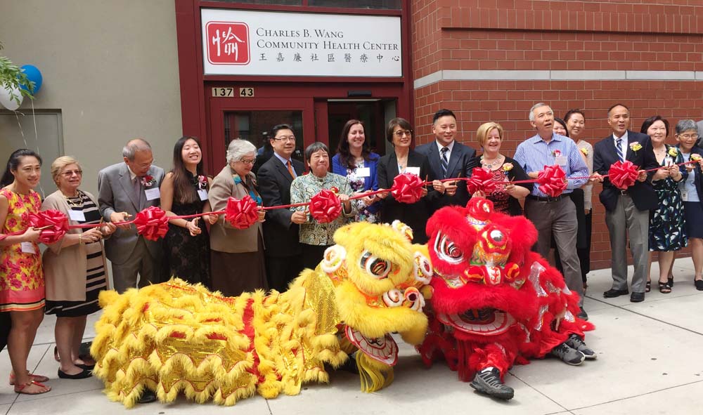Assemblywoman Nily Rozic attended the ribbon cutting ceremony for the grand opening of Charles B. Wang's Community Health Center.