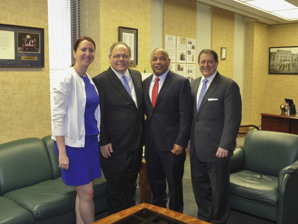 Assemblywoman meets with Nily Rozic with Ambassador Dani Dayan, Assembly Speaker Carl E. Heastie, and Majority Leader Joseph D. Morelle.