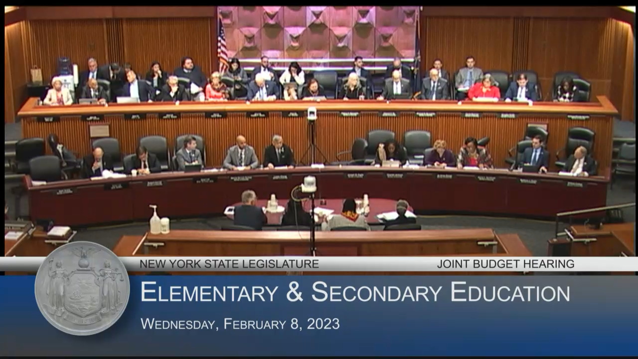 Advocates for Education Testify During Budget Hearing on Education