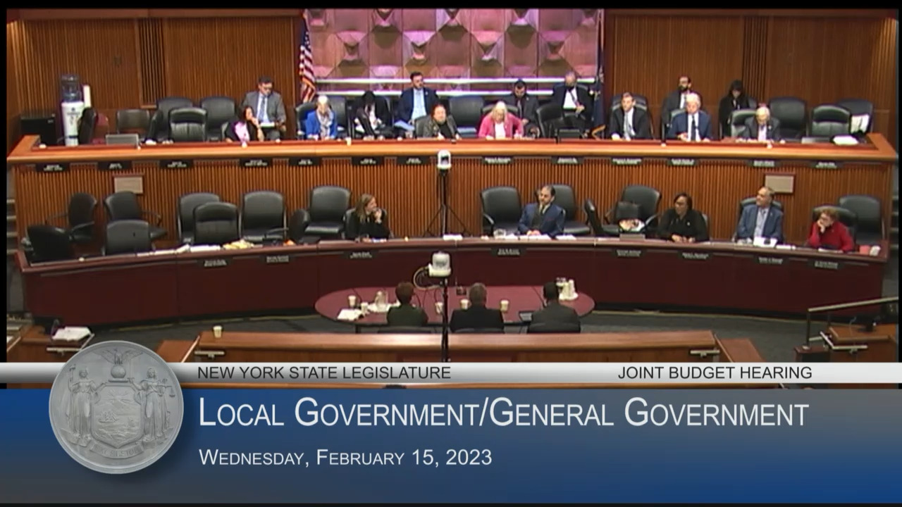 Big City Mayors Testifies During Budget Hearing on Local/General Government