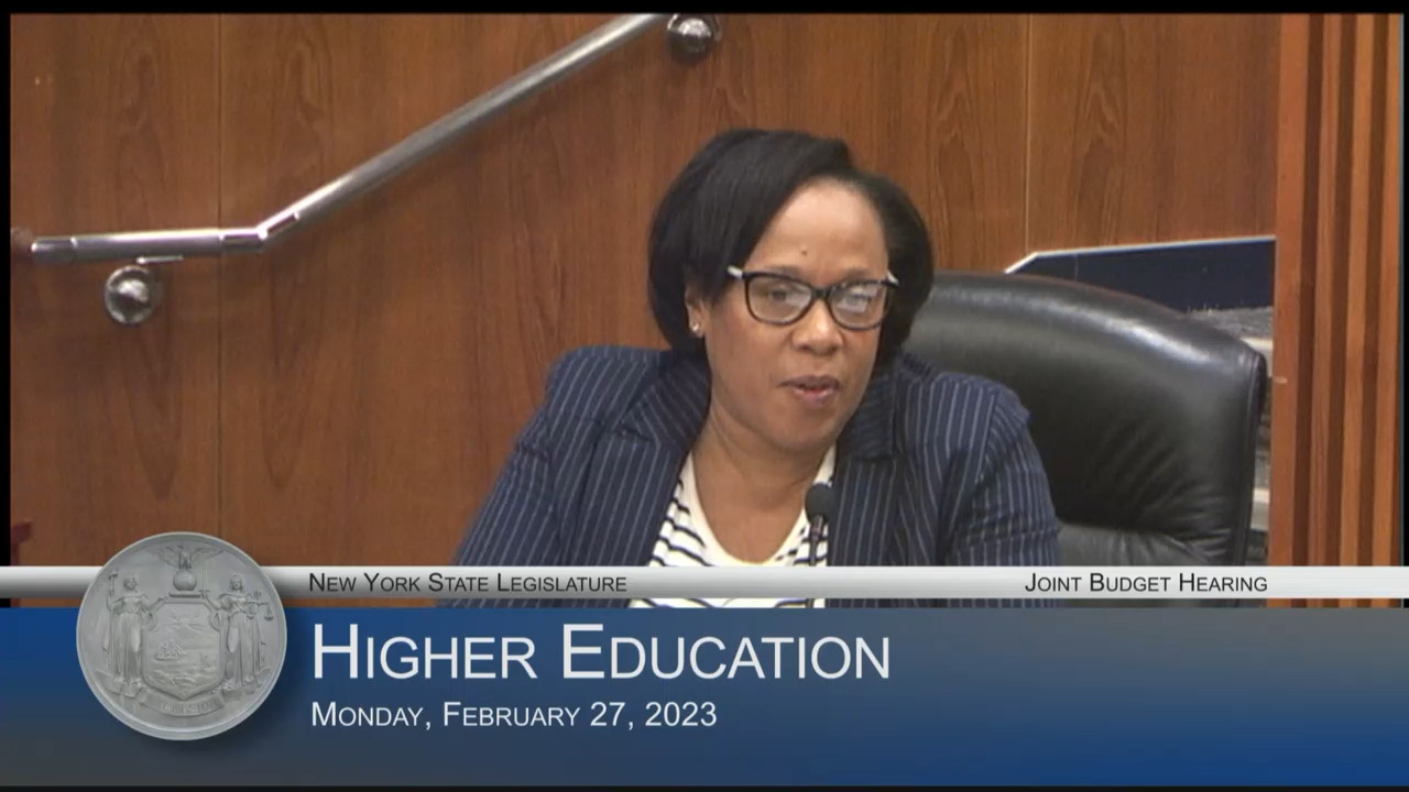 Education Commissioner Testifies During Budget Hearing on Higher Education