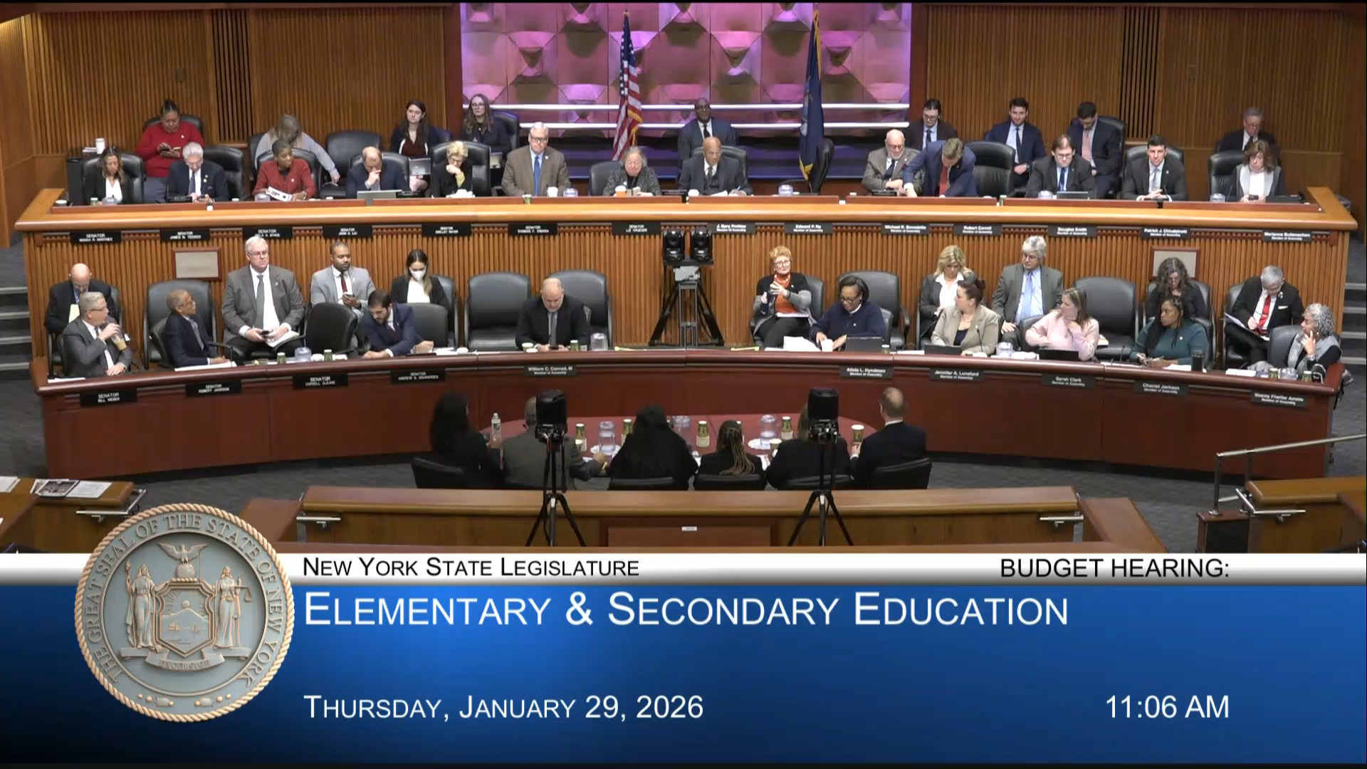 Education Commissioner Testifies During Budget Hearing on Elementary and Secondary Education