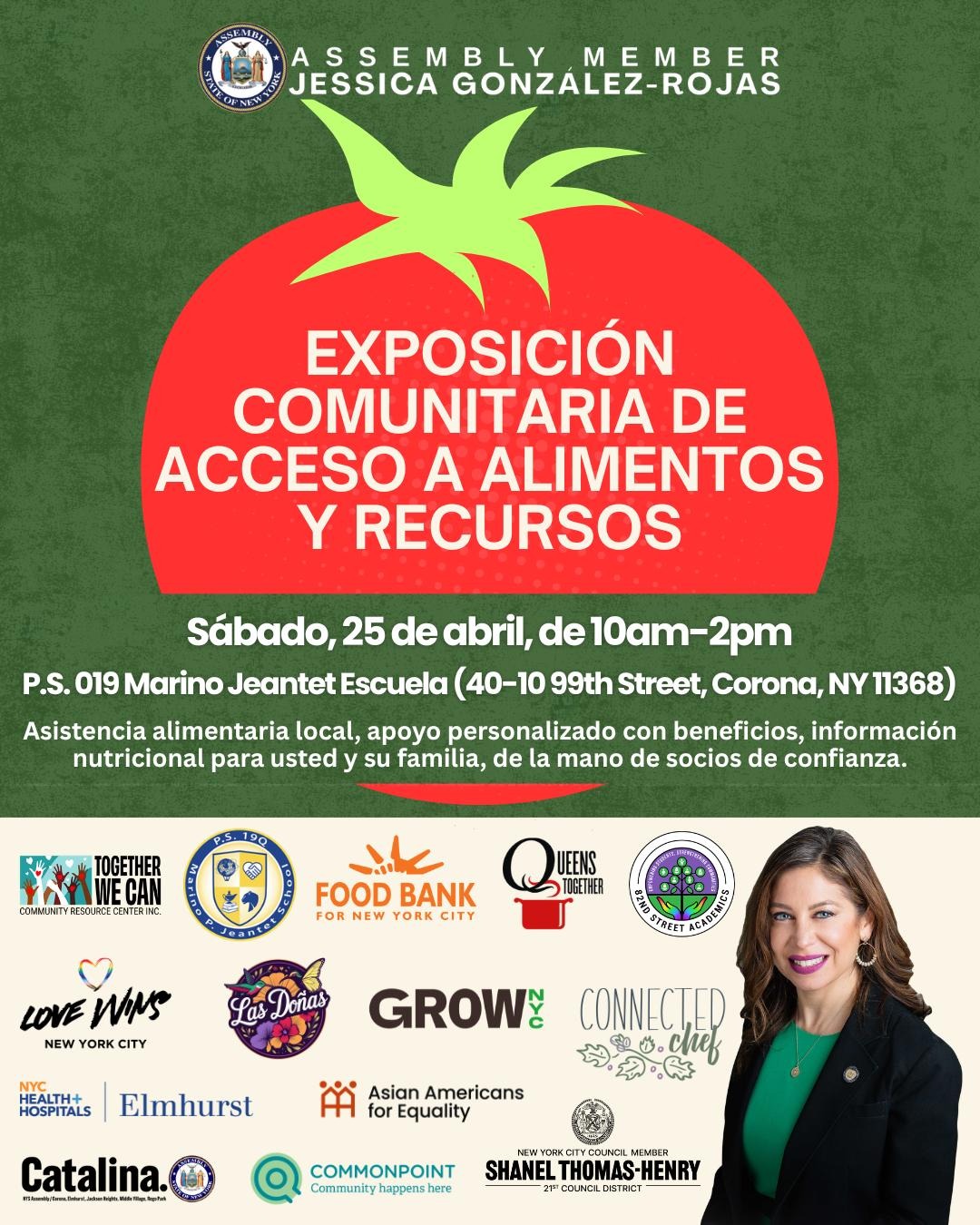 Exposic&iacute;on Comunitaria de Acceso a Alimentos Y Recursos &ndash; 25 de Abril, 2026