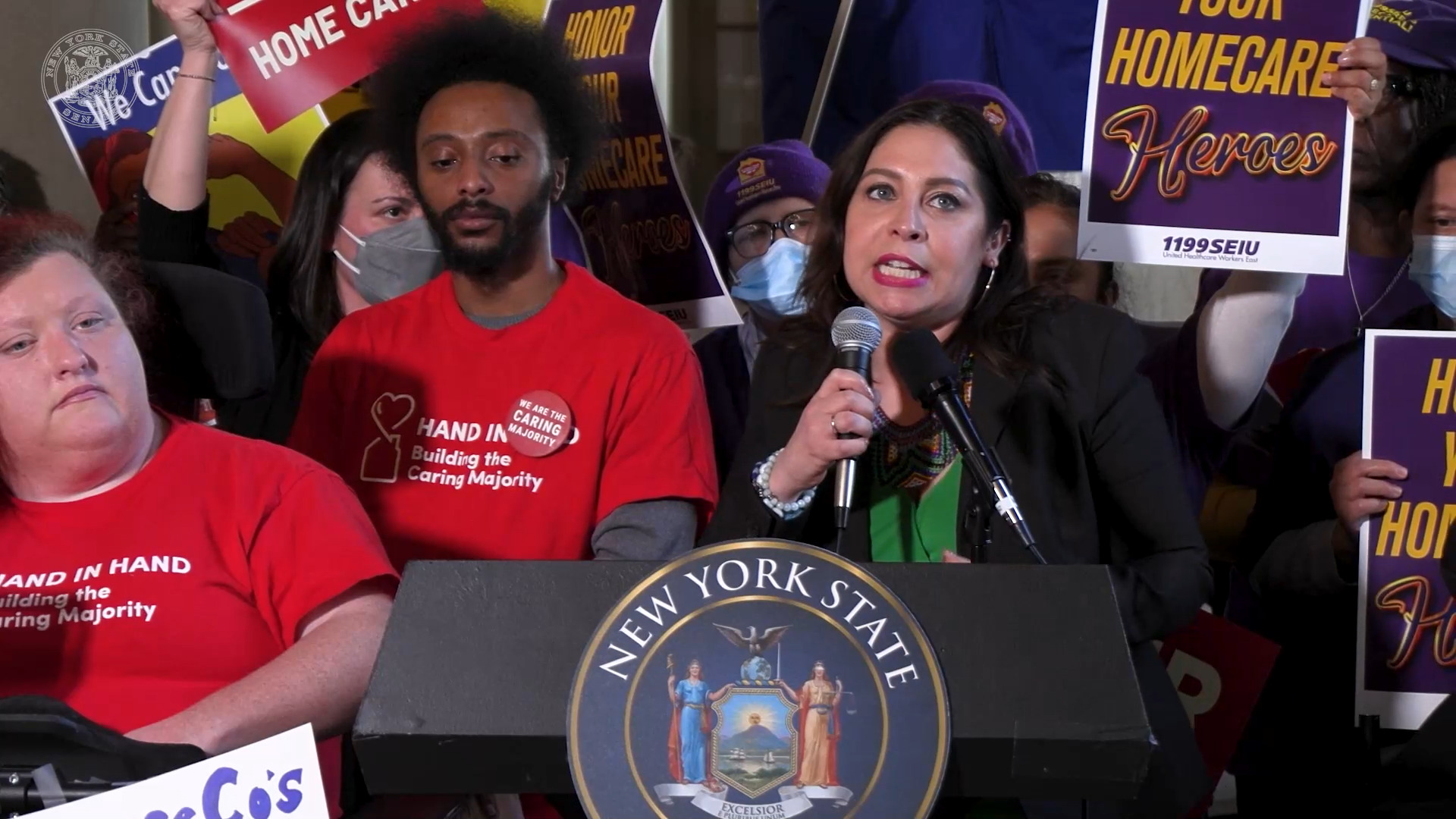 Gonzalez-Rojas Calls for Fair Pay for Home Care Workers