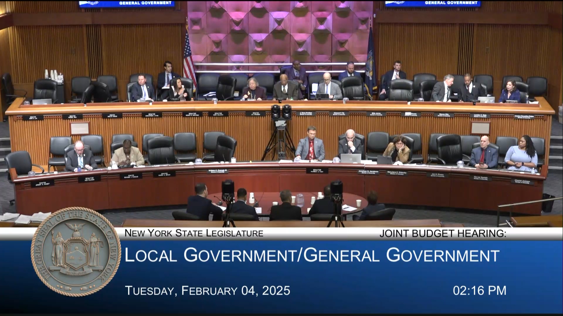 Statewide Mayors Testify During Joint Budget Hearing on Local/General Government