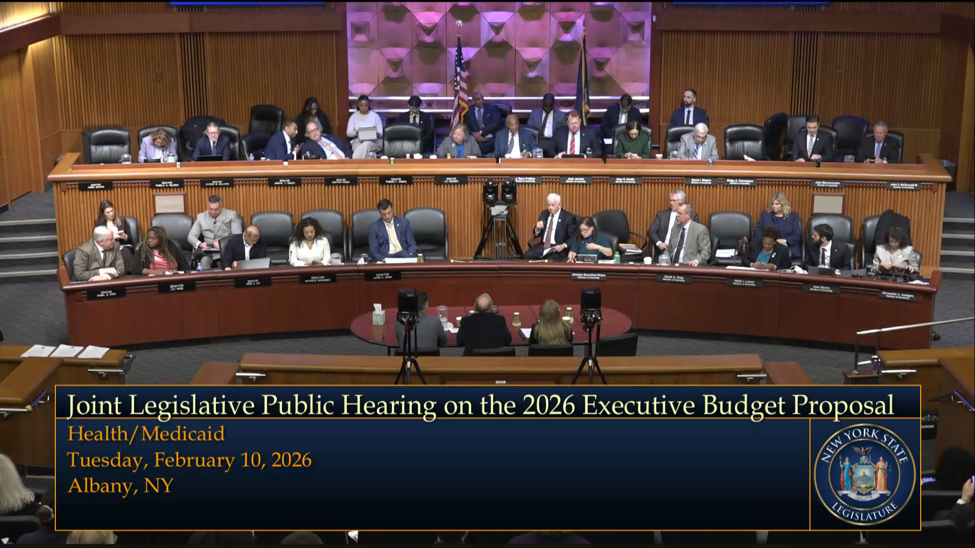 NYS Dept. of Health Medicaid Director Testifies During Budget Hearing on Health and Medicaid