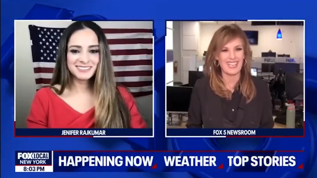 Assemblywoman Rajkumar Discuss Luigi Mangione Case on FOX 5 News with Sharon Crowley