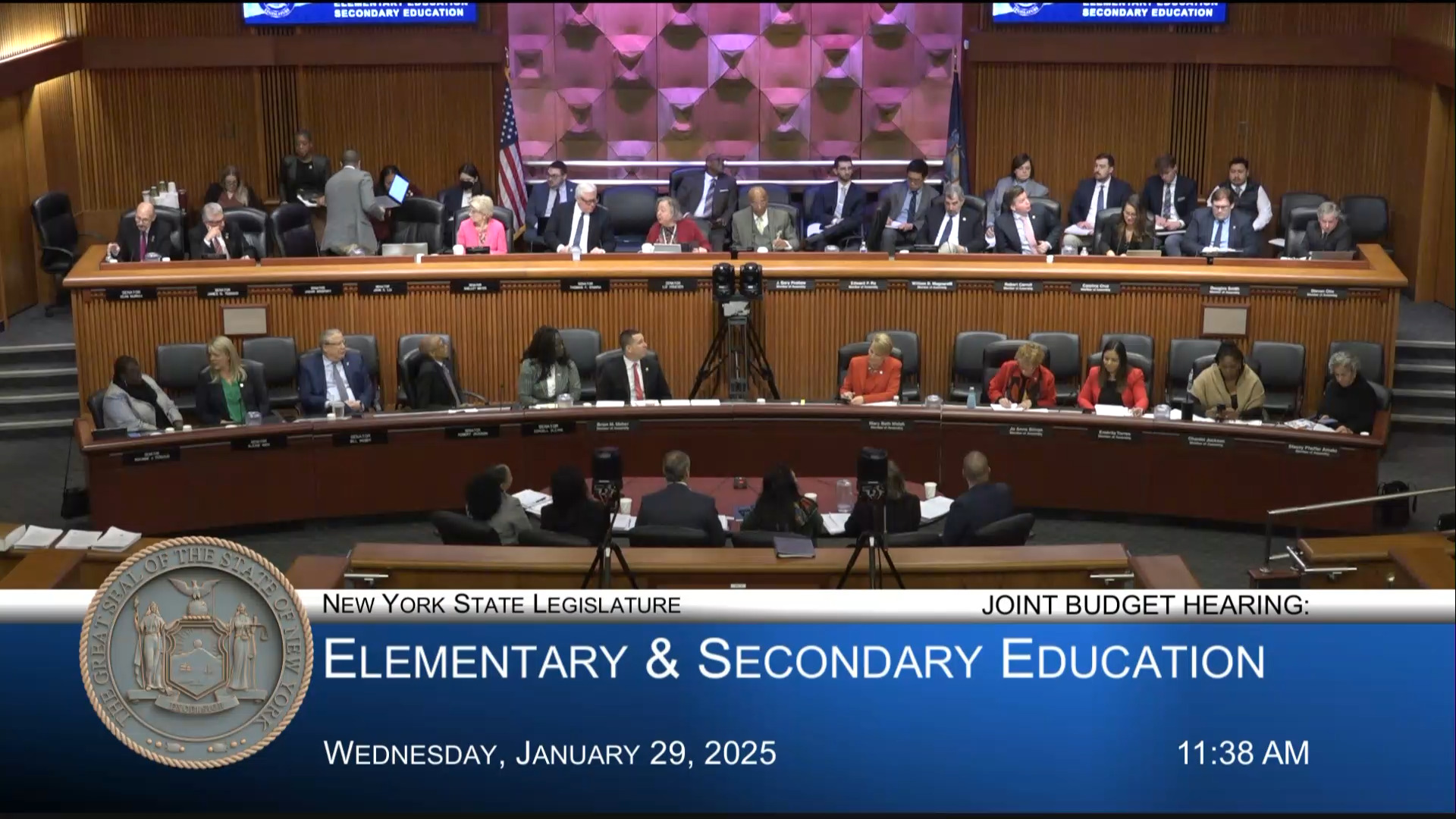 Education Commissioner Testifies During Budget Hearing on Elementary and Secondary Education