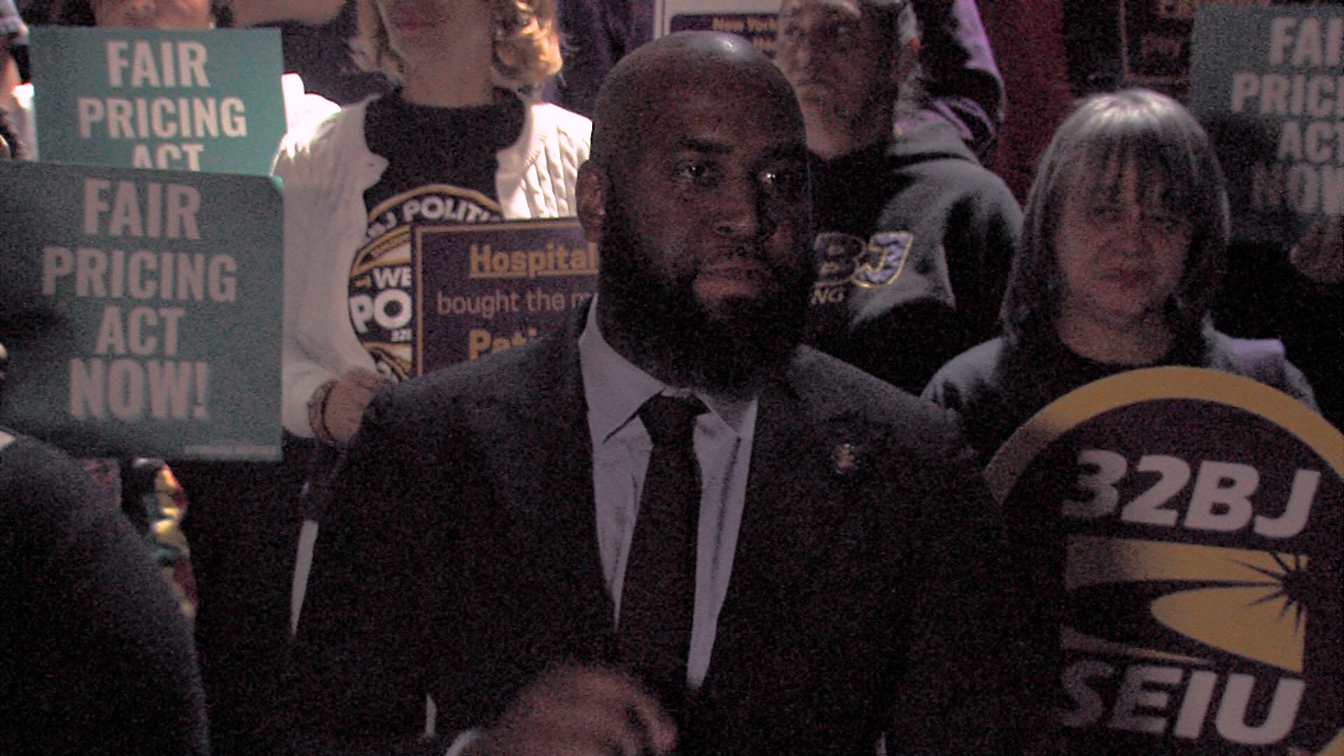 Cunningham Joins 32 BJ/SEIU Members Calling for Passage of Fair Pricing Act