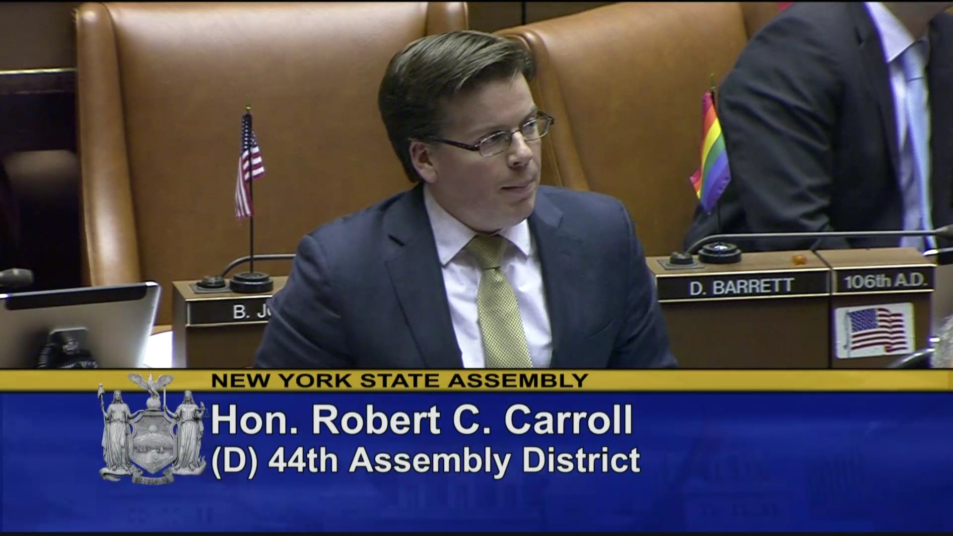 Carroll Explains Vote on State Budget