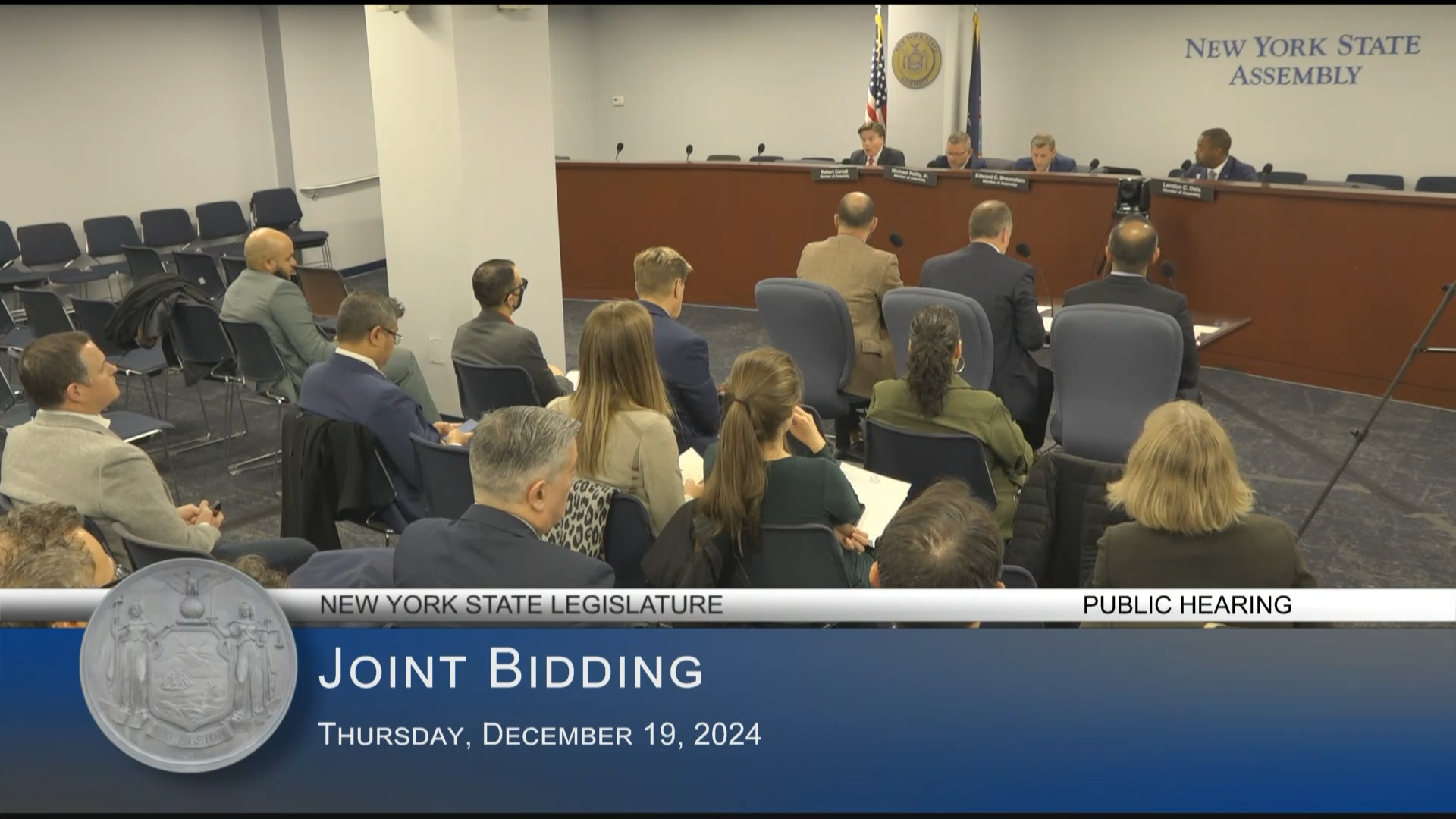 NYC Department of Design and Construction Representatives Testify During Hearing Examining Effectiveness of the Implementation of Joint Bidding