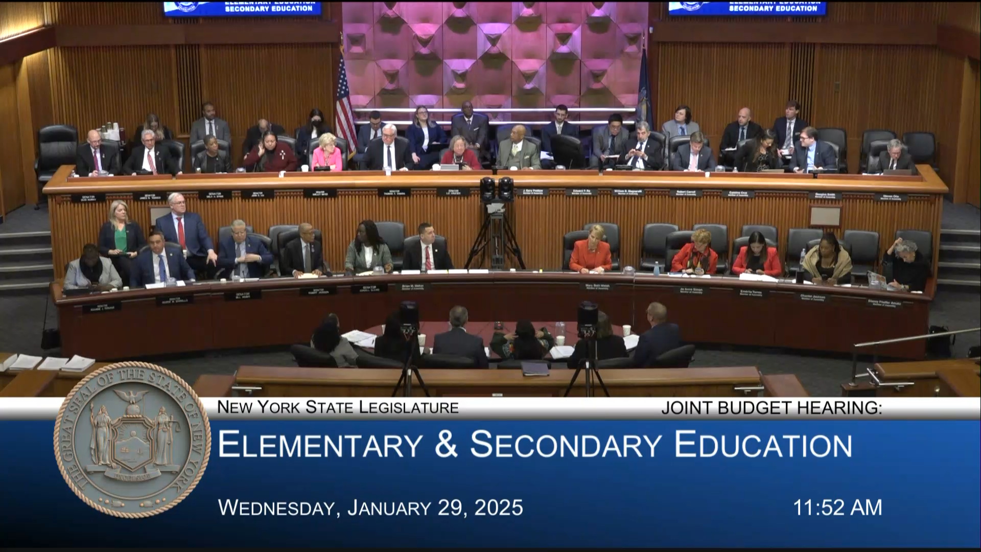 Education Commissioner Testifies During Budget Hearing on Elementary and Secondary Education