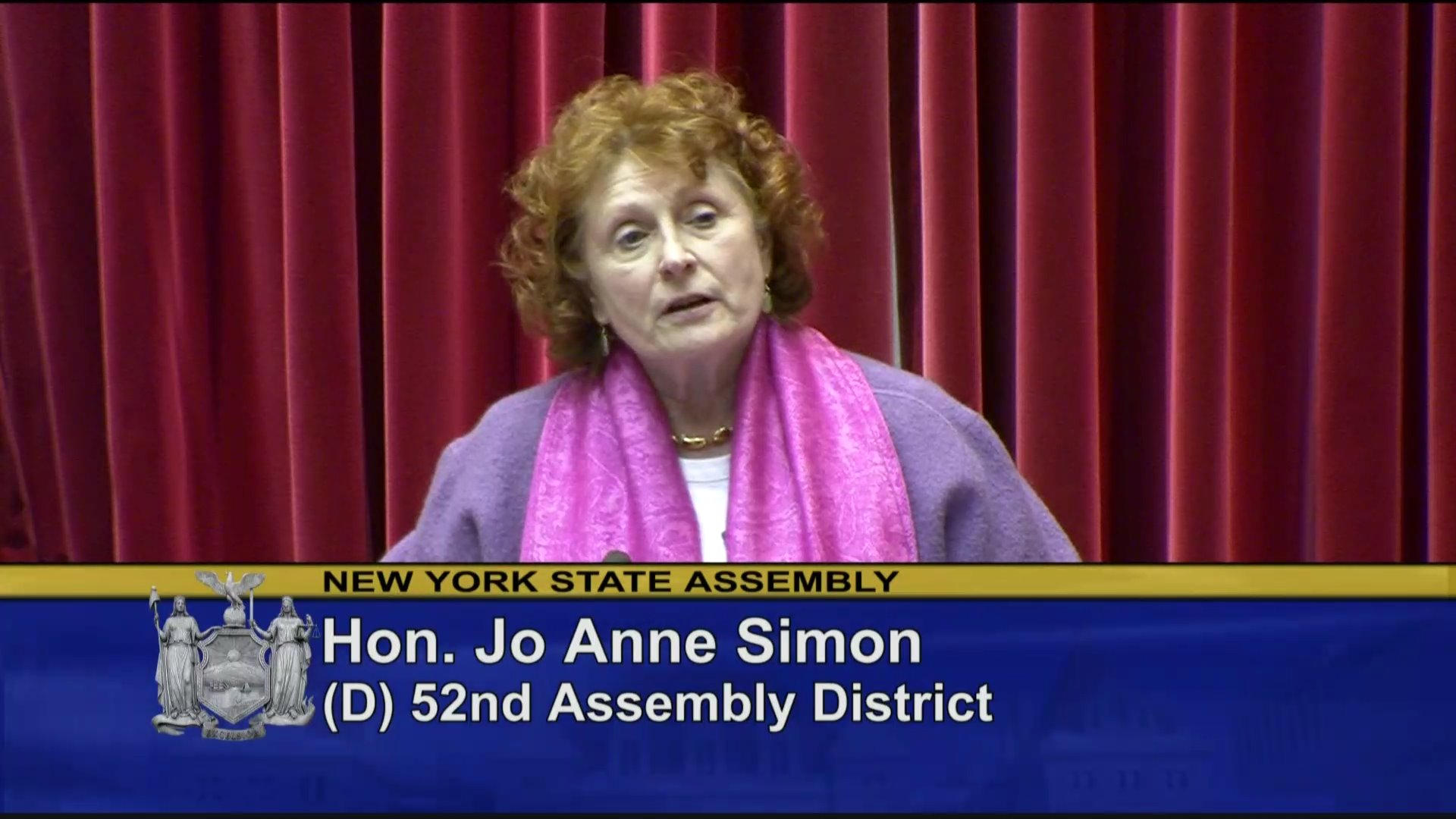 Assemblywoman Simon Supports Women's Reproductive Health Act
