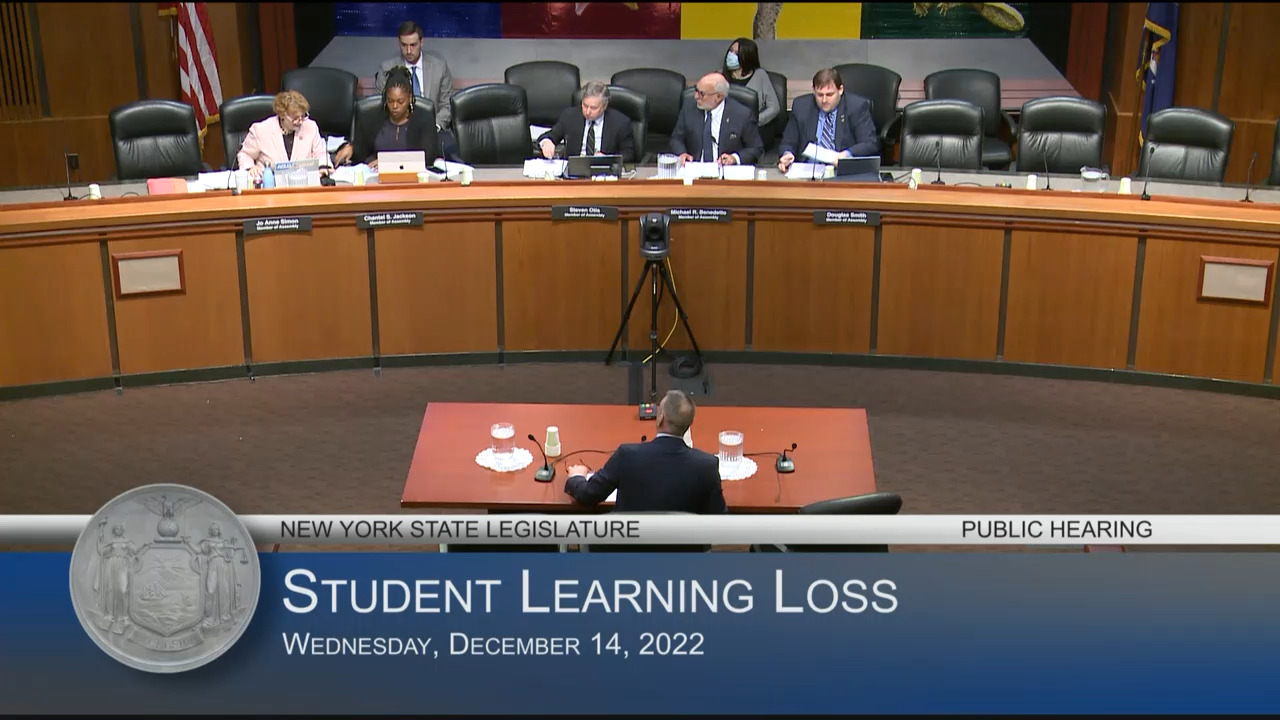 BOCES of New York State Chair Testifies During Hearing on Student Learning Loss