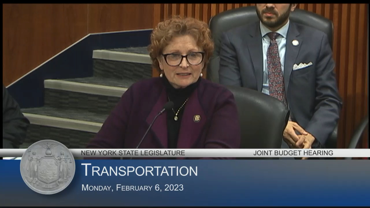 NYS Transportation Commissioner Testifies During Budget Hearing on Transportation