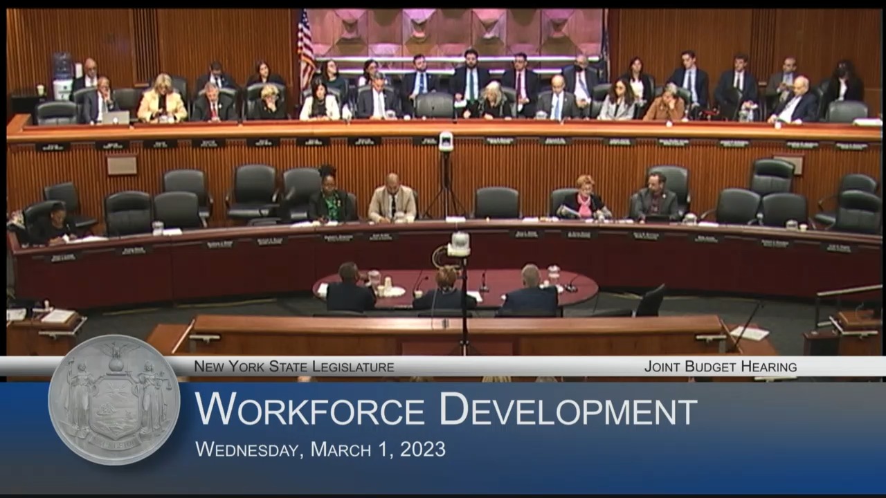 Labor and Civil Service Commissioners Testify During Budget Hearing on Workforce Development and Labor