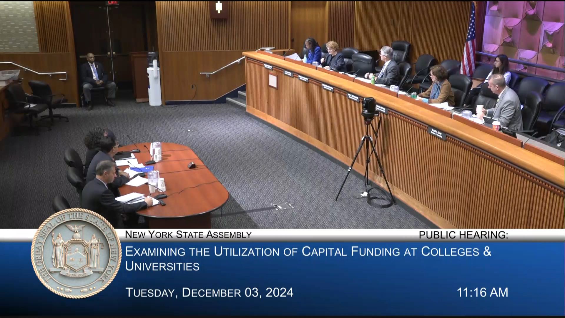 CUNY Official Testifies during Hearing on Utilization of Capital Funding at Colleges and Universities