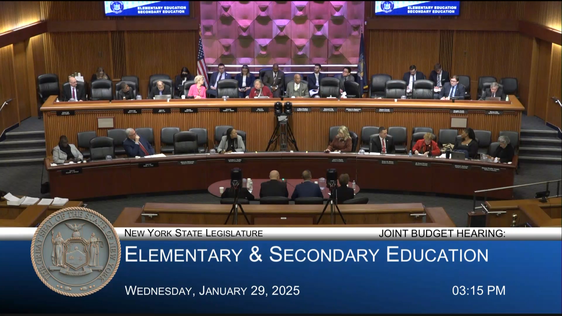 Education Organizations Testify During Budget Hearing on Primary and Secondary Education