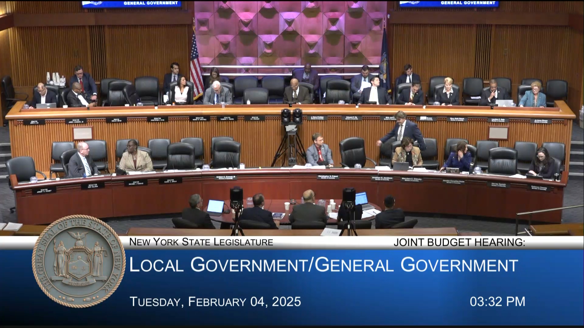 NYC Officials Testify During a Joint Budget Hearing on Local/General Government