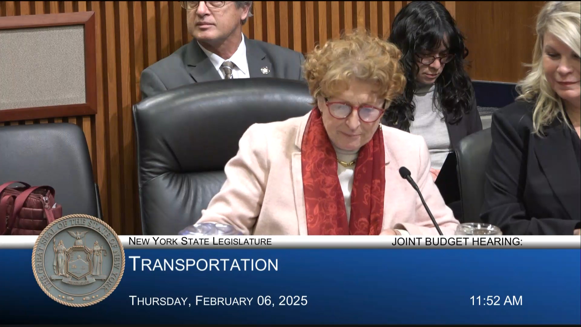 Transportation Commissioner Testifies During Joint Budget Hearing on Transportation