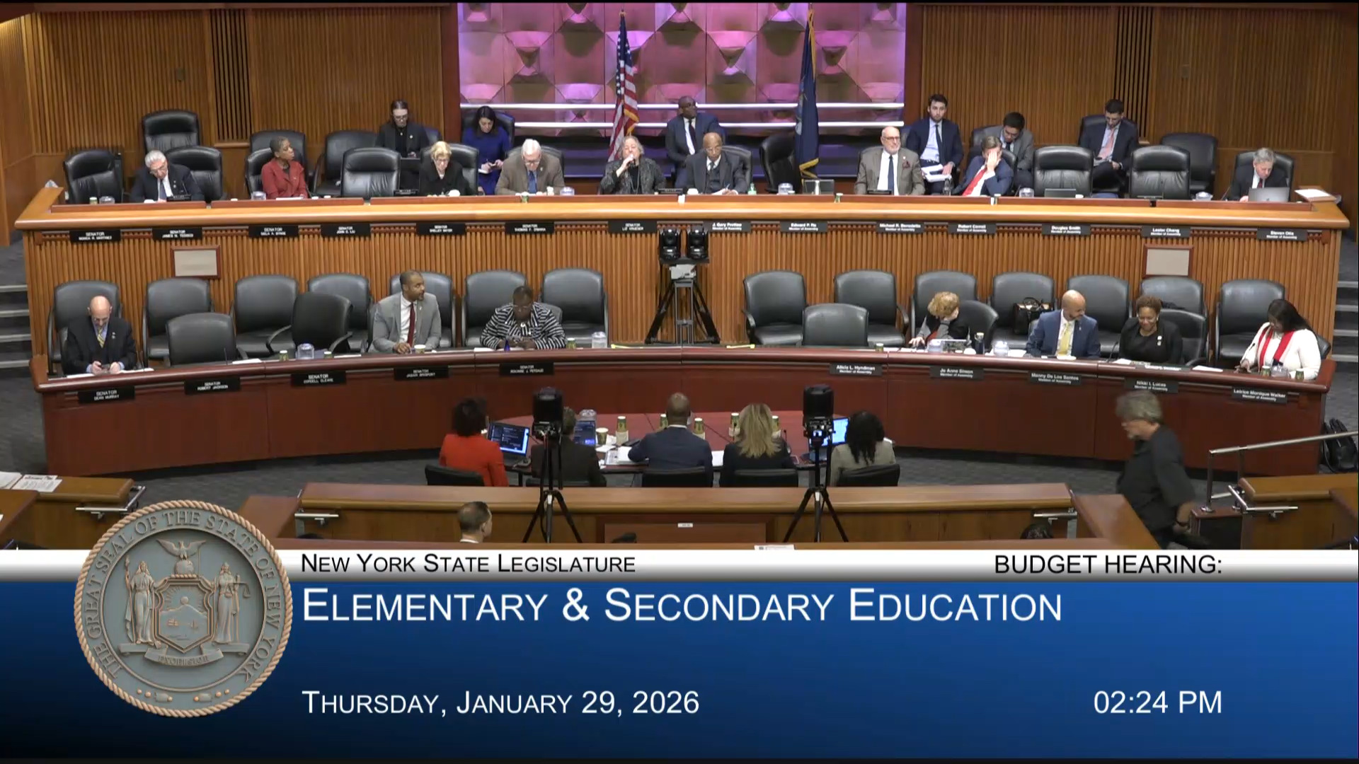 NYC Public Schools Chancellor Testifies During Budget Hearing on Elementary and Secondary Education