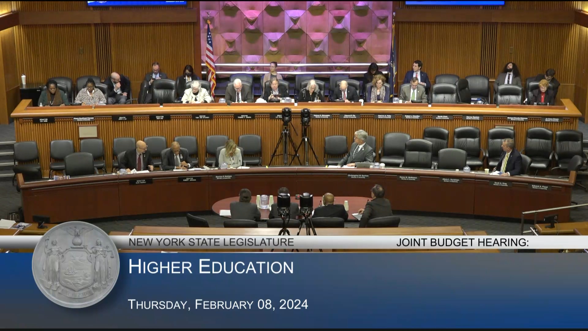 Union Officials Testify During Budget Hearing on Higher Education