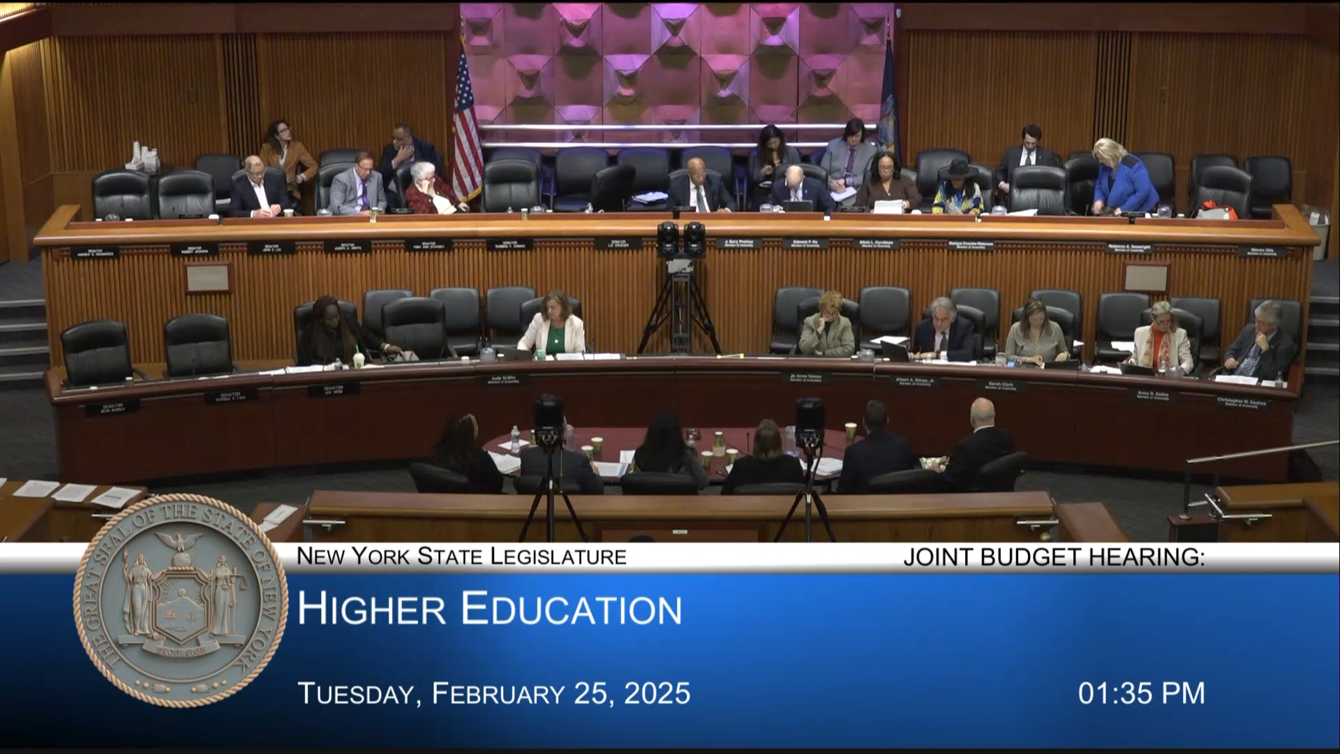 Education Commissioner Testifies During Joint Budget Hearing on Higher Education