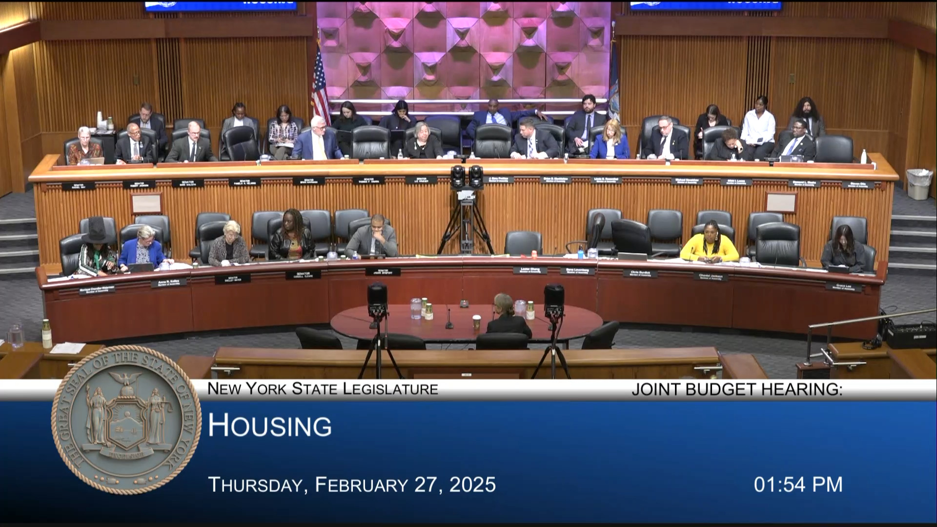 HCR Commissioner Testifies During Joint Budget Hearing on Housing