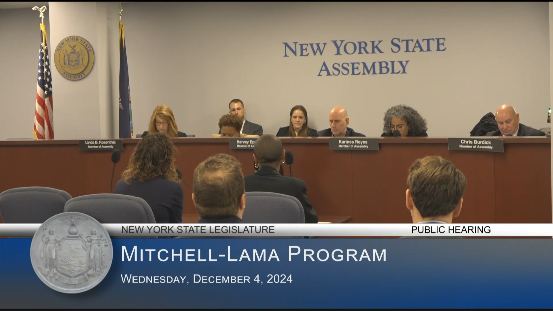 NYS HCR Representatives Take Questions at Hearing Looking at Challenges Experienced by Mitchell-Lama Program