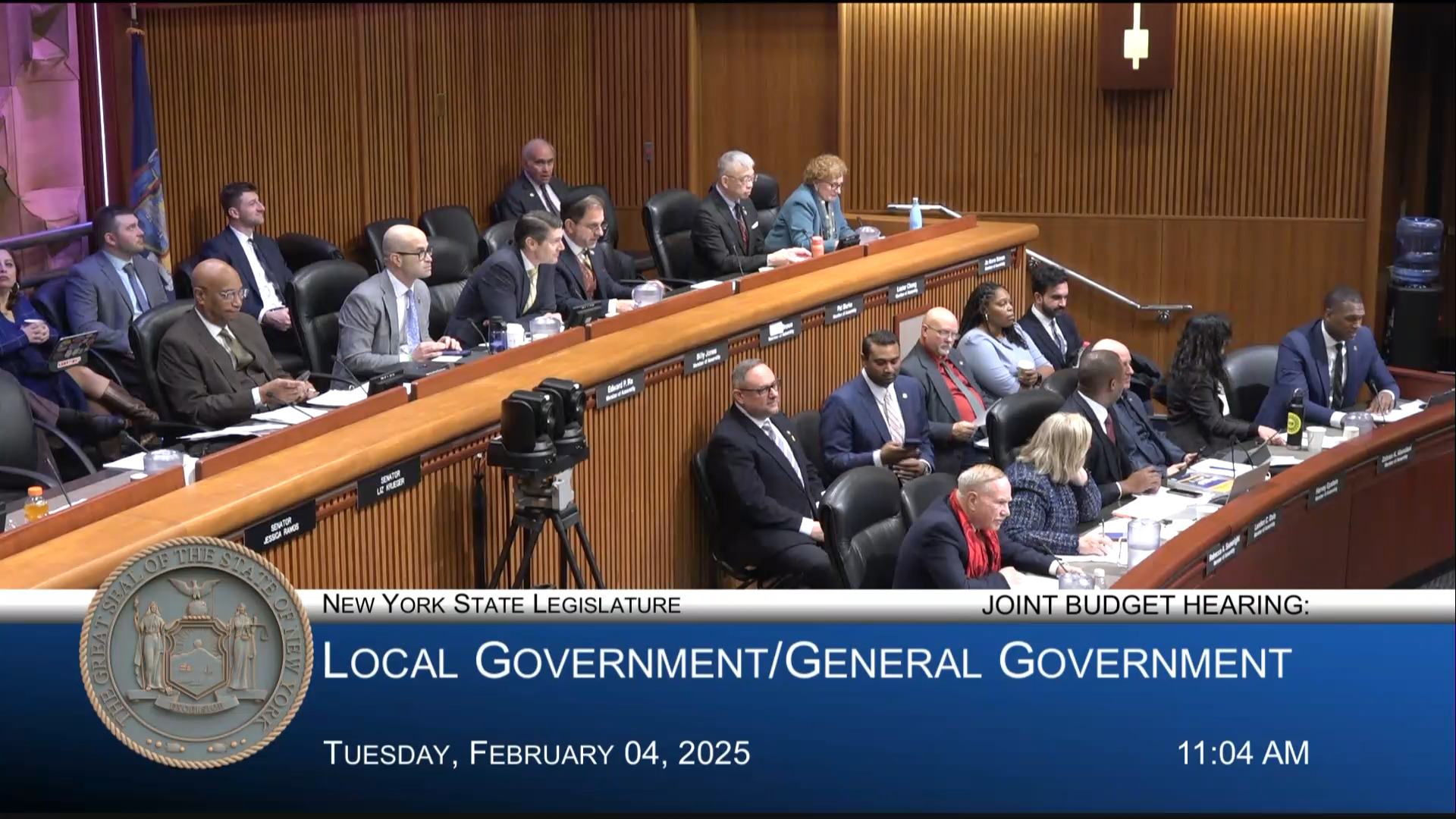 Mayor of NY Testifies During Joint Budget Hearing on Local/General Government