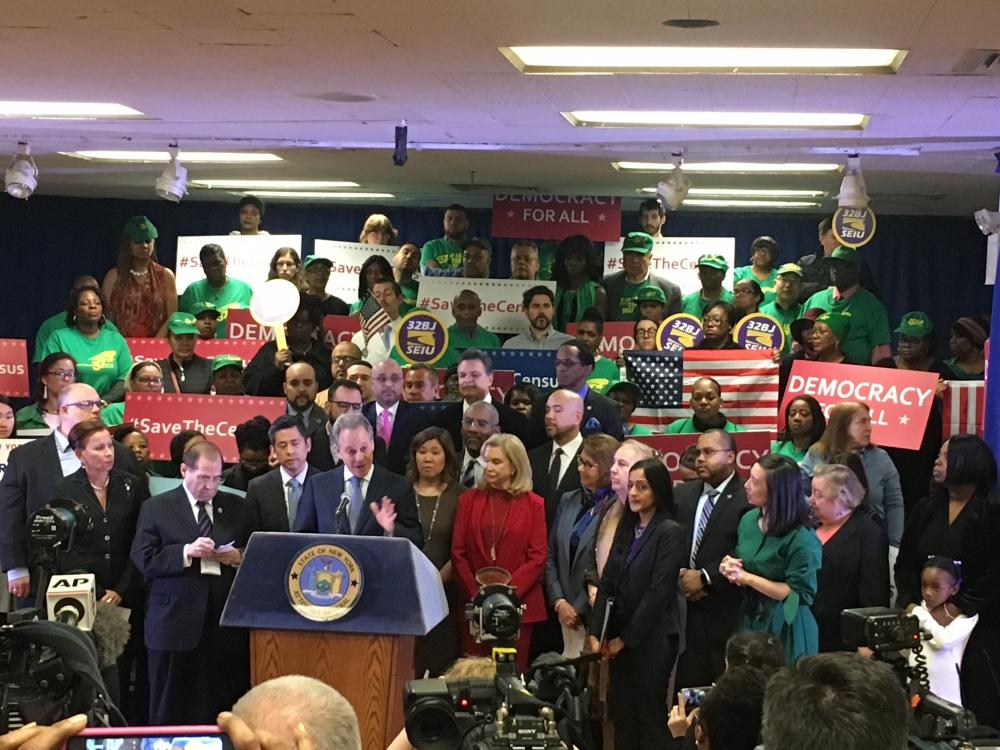 Assemblymember Al Taylor joined State Attorney General Eric Schneiderman, members of the New York State Association of Black, Puerto Rican, Hispanic and Asian Legislative Caucus and others in support