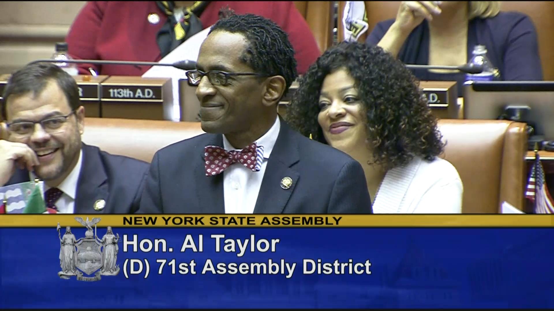 Introduction of Assembly Member Al Taylor